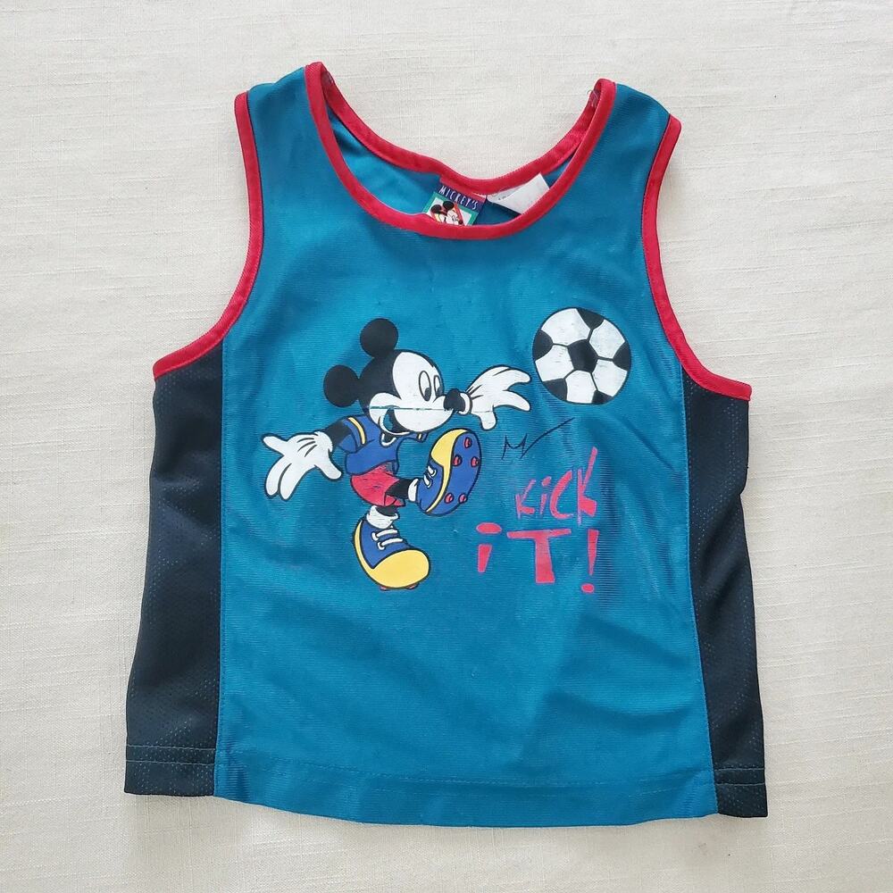 Disney Mickey Mouse Kids Tank Top - Blue and Red